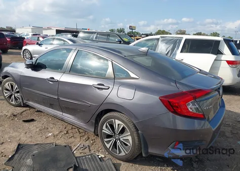 2018 Honda Civic Ex-L from USA, damaged, VIN 19XFC1F71JE200048